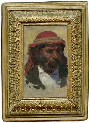 Поленов Василий Дмитриевич. Мужской портрет. Этюд из серии «Путешествия по Палестине» 